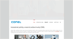 Desktop Screenshot of conel-info.cz